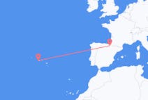 Flights from Pamplona, Spain to Horta, Azores, Portugal