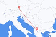 Voos de Salzburgo para Ohrid