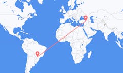 Flyreiser fra Maringá, Brasil til Erzincan, Tyrkia