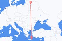 Flyg från Sitia, Grekland till Vilnius, Litauen