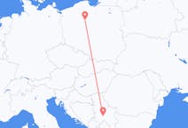 Flyreiser fra Kraljevo, Serbia til Bydgoszcz, Polen