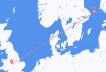 Fly fra Mariehamn til Birmingham