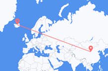 Flyg från Yinchuan, Kina till Akureyri, Island