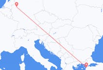 Fly fra Çanakkale til Dortmund