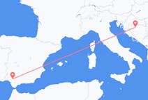 Flyreiser fra Banja Luka, Bosnia-Hercegovina til Sevilla, Spania