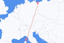 Flights from Bastia, France to Szczecin, Poland