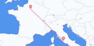 Flyg från Frankrike till Italien