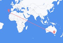 Flyrejser fra Melbourne til Porto Santo