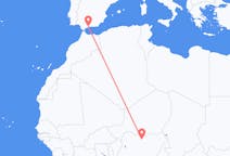 Flyreiser fra Kano, Nigeria til Málaga, Spania