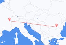Vluchten van Boekarest naar Genève
