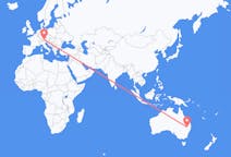 Flyrejser fra Moree, Australien til Innsbruck, Østrig