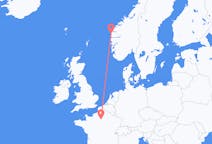 Flyreiser fra Florø, Norge til Paris, Frankrike