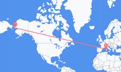 Flyreiser fra Nome, USA til Alghero, Italia
