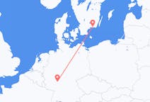 Lennot Frankfurtista, Saksa Ronnebyyn, Ruotsi