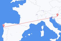 Flyrejser fra Zagreb, Kroatien til Vigo, Spanien