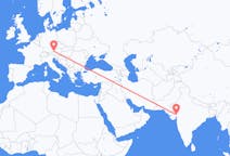 Flyreiser fra Ahmadabad, til Salzburg