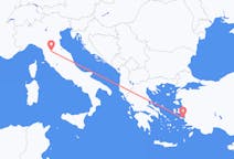 이탈리아 피렌체에서 출발해 그리스 사모스에게(으)로 가는 항공편