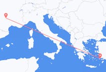 Flights from Aurillac, France to Kos, Greece