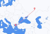 Flights from Saratov, Russia to Skyros, Greece