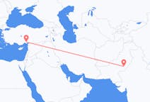 Flyreiser fra Bahawalpur, Pakistan til Adana, Tyrkia