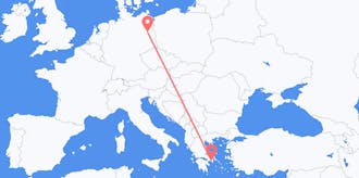 出发地 德国目的地 希腊的航班