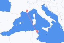 Flüge von Enfidha, Tunesien nach Toulon, Frankreich