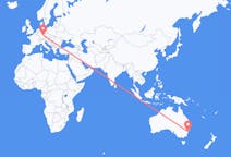 Flyg från Sydney, Australien till Nürnberg, Tyskland
