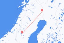 Vluchten van Östersund naar Pajala