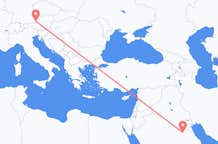 Flights from Qaisumah to Salzburg