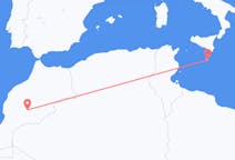 Flights from Ouarzazate to Valletta