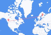 Flights from Williams Lake, Canada to Kajaani, Finland
