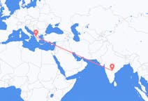 印度出发地 海得拉巴 (巴基斯坦)飞往印度目的地 约阿尼纳的航班