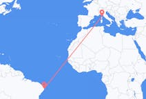 Flights from from Recife to Bastia