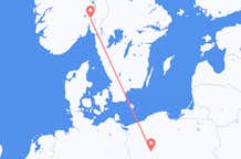 Flyreiser fra Poznan, Polen til Oslo, Norge