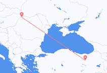 Vols depuis la ville d'Erzincan vers la ville de Satu Mare