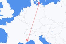 Flights from Nice, France to Rostock, Germany