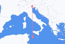 Flüge von der Stadt Lampedusa in die Stadt Venedig