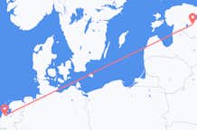 Flyg från Tartu, Estland till Amsterdam, Nederländerna