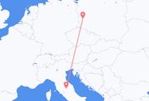 Flights from Zielona Góra, Poland to Perugia, Italy