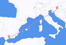 Loty z Zagrzeb, Chorwacja do Malagi, Hiszpania