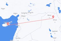 Flights from Erbil to Larnaca