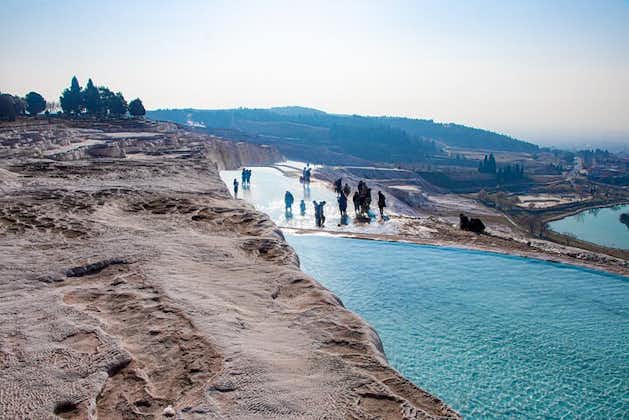 Visiting the Ancient City Hierapolis, Pamukkale and Cleopatra Pool from Marmaris