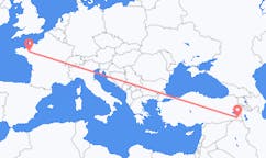 Flights from Hakkâri, Turkey to Rennes, France