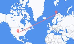 Flyrejser fra Liberal, USA til Tromsö, Norge