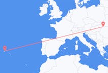 Flights from São Jorge Island, Portugal to Satu Mare, Romania