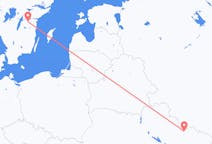 Fly fra Kharkiv til Linköping