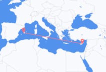 Flights from Palma de Mallorca, Spain to Larnaca, Cyprus