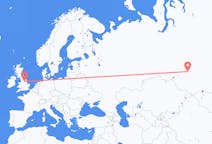 Flights from Tomsk, Russia to Doncaster, the United Kingdom