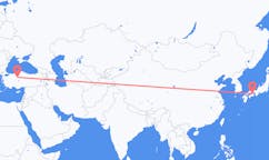 Flights from Takamatsu, Japan to Ankara, Turkey