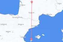 เที่ยวบิน จาก Brive-la-Gaillarde, ฝรั่งเศส ไปยัง เกาะอิบิซา, สเปน